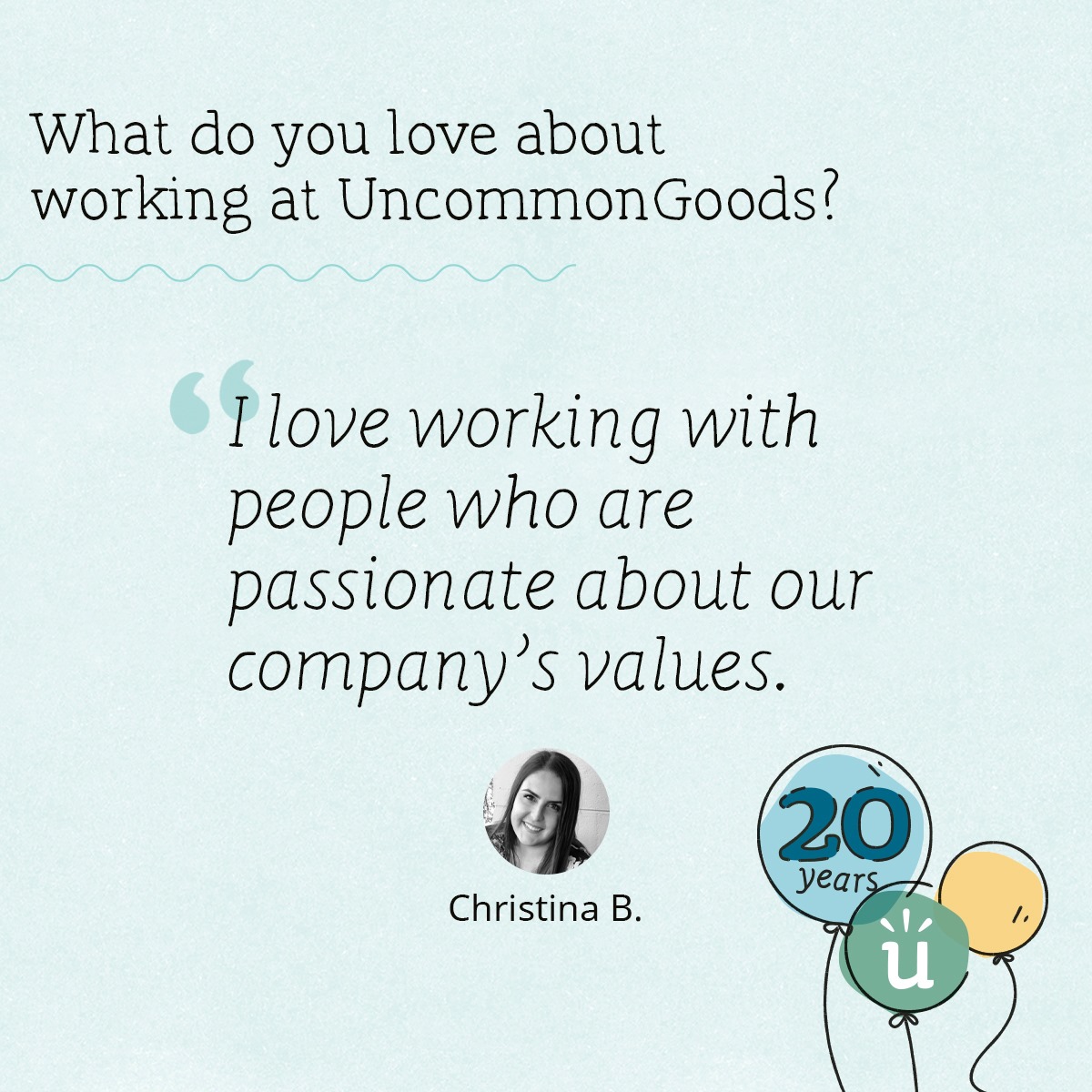 UnCommon Goods quote for B Corp Month